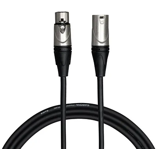Мікрофонний кабель XLR Male - XLR Female Cascha CCAM1BK6 6 м