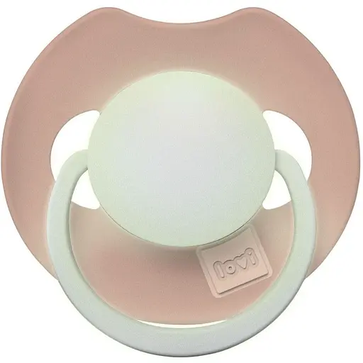 Пустышка силиконовая динамическая LOVI Prime Glow/Blush Glow 18+ мес 2 шт. Ivory (34/438) - фото 8