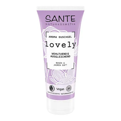 Vegan Аромагель для душа Sante Lovely Роза и Жасмин 200 мл - фото 1