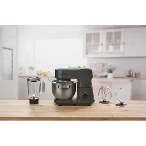 Кухонная машина Gorenje 1000W silver+black - фото 9