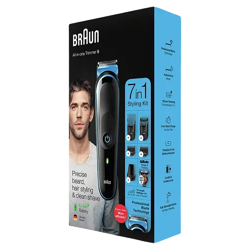 Универсальный триммер Braun MGK5245 [64077] - фото 3