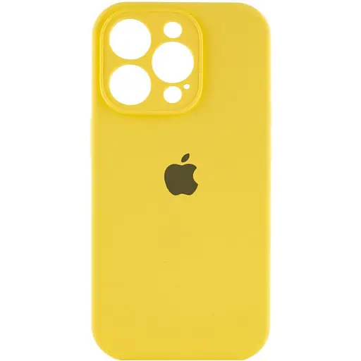 Чехол Epik Silicone Case Full Camera Protective AA для Apple iPhone 13 Pro 6.1 Желтый/Yellow