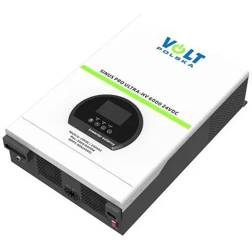 Солнечный инвертор Volt Polska SINUS PRO ULTRA-HV 6000 24/230 В (3/6 кВт) + 80A MPPT (450В) автономный - фото 3