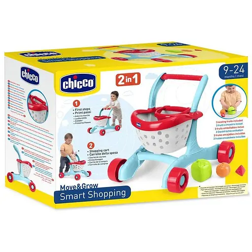 Игрушка-ходунки 2 в 1 Chicco Тележка для покупок (12421.00) - фото 7