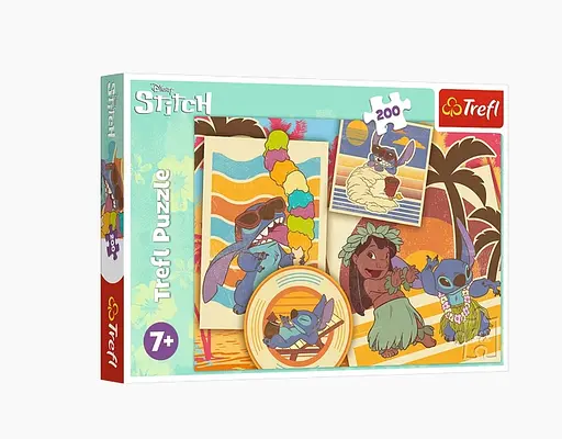 Пазли - "Музичний світ. Ліло і Стіч" 200 елементів 13304 Trefl, в коробці (5900511133042) - фото 1