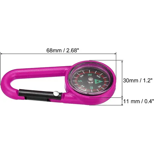 Компас-карабин DC27T Pink (16595) - фото 2