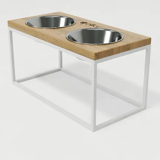 Hollky Base L — миски на підставці для середніх і великих собак (2 × 0,95 л, висота 20 см) - фото 8