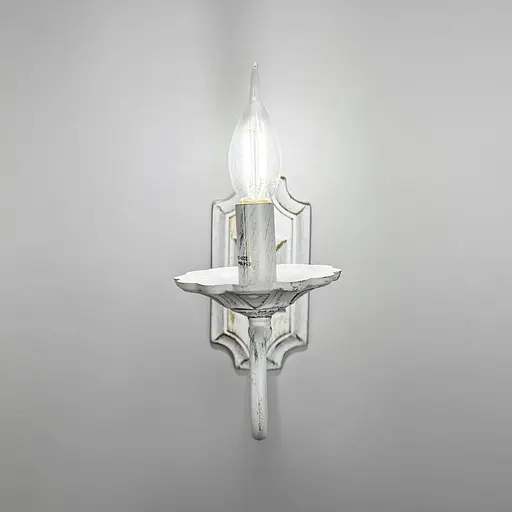 Бра-свічка Line F у білому корпусі з позолотою Арт. 6071/1 WT - фото 4