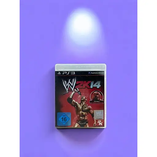 Диск с игрой на PlayStation 3 лицензия WWE 2K14, игра на PlayStation 3 WWE 2K14