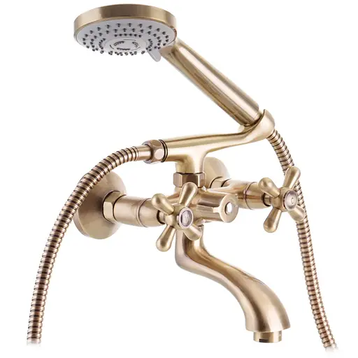 Змішувач для ванни Haiba Dominox 142 Euro бронзовий HB3938 Бронза - фото 1