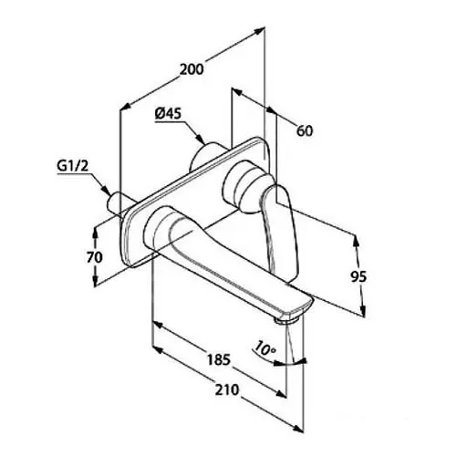 Смеситель для умывальника Kludi Blance 522468775 черный матовый - фото 2