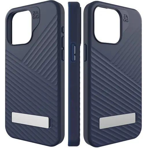 Протиударний чохол із підставкою Gear4 Denali MagSafe для iPhone 15 Pro Zagg (6.1") Navy - фото 8