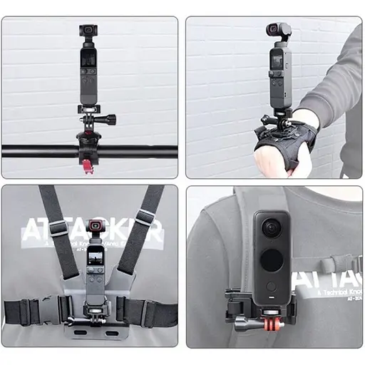 Адаптер на резьбу 1/4" с креплениям AC Prof GP99A для экшн-камер Insta360 (143684) - фото 5