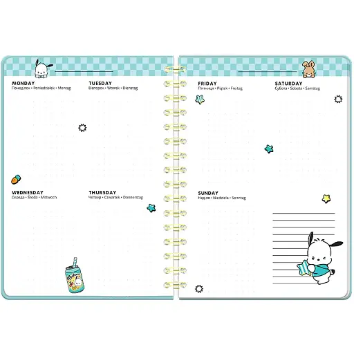 Дневник на спирали Kite Pochacco твердый переплет (PC26-438) - фото 4