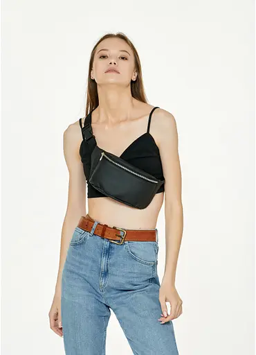 Жіноча сумка на пояс (бананка) Sambag 22х12х4 см sum0010841 - фото 4