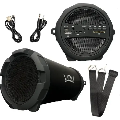 Портативна колонка VOV VOV-S11BK потужна USB micro USB AUX-вхід Bluetooth - фото 7