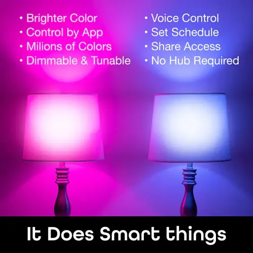 Умная WiFi-лампа B22 RGBCW 9W 1 шт - фото 5