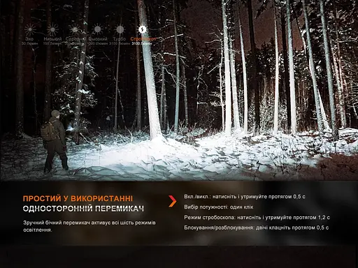 Ліхтар Fenix E35R + дифузор AOD-S V2.0 у подарунок | Лімітована серія - фото 19