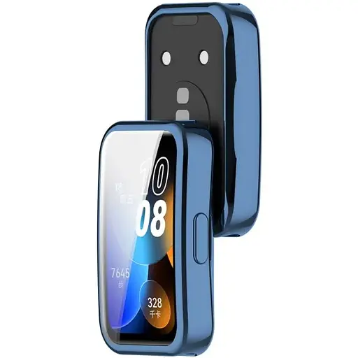 Чехол-накладка DK для Huawei Band 8 / 9 Silicone Face Case (016324) (dark blue) - фото 2