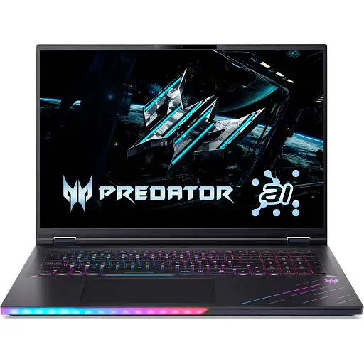 Ноутбук Acer Predator Helios 18 PH18-73 18" WQXGA IPS Intel U9-275HX 32GB F1TB NVD5080-16 Lin чорний - фото 1