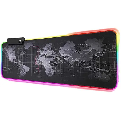 Ігрова поверхня з RGB підсвіткою FeelTouch 800 x 300 мм Black