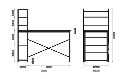 Компьютерный стол Mark Adler Leader 4.0 Black - фото 8