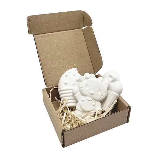 Гипсовые фигурки для декорирования "Вкусняшки Kitty " GipsOk gips008, 3 фигурки - фото 1