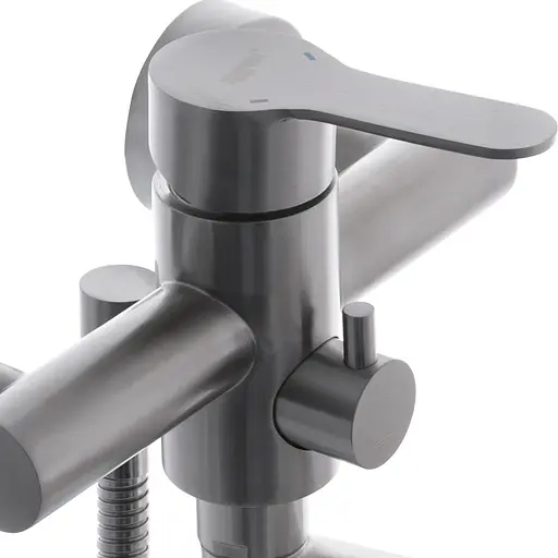 Змішувач для ванни Zerix DAX-006 ZX3150 Нержавіюча сталь - фото 3