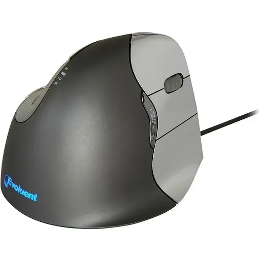 Мышь компьютерная Evoluent VerticalMouse 4 USB Gray (VM4R)