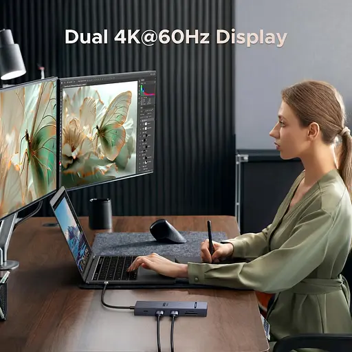 USB-хаб Ugreen Revodok Pro CM886 (45366) [143657] - фото 4