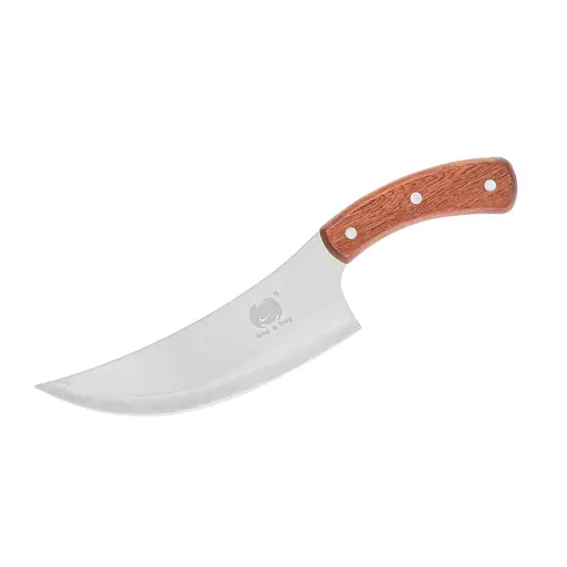 Ніж для обвалки м'яса Satori з нержавіючої сталі з дерев'яною рукояткою 31 см обвалювальний ніж, Kitchen Master 87653 - фото 5