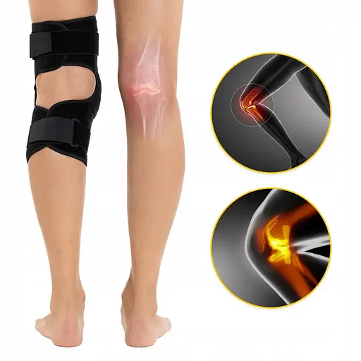 Фіксатор (бандаж) для коліна 4FIZJO шарнірний 1 шт 4FJ0471 Size S (P-5907739317605) - фото 6