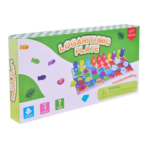 Деревянная игрушка Центр развивающий Bambi C9426 вкладыши, пирамидки, рыбалка - фото 2