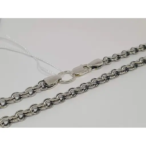 Серебряная цепочка Шишкова (Бисмарк). Л6-10-60Ч - фото 2