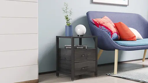 Тумба універсальна Вів'єн 2/2 50x41x40 чорний ДСП Сосна Кембра 16мм FRD-104160 - фото 6