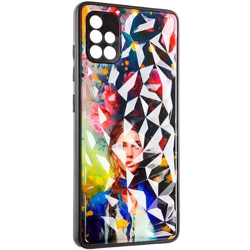 TPU+PC чехол Prisma Ladies для Samsung Galaxy A51 Peonies