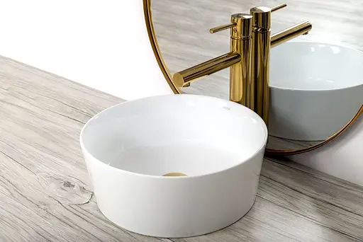 Умивальник Rea Ida slim накладний білий REA-U7400, Білий - фото 9