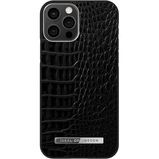 Противоударный чехол iDeal of Sweden Atelier MagSafe для iPhone 12 Pro (6.1") Neo Noir Croco