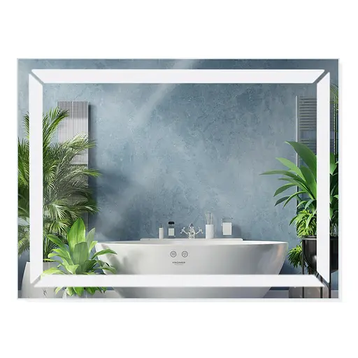 Дзеркало Kroner KRP Spiegel HR1 - 8060 з LED-підсвічуванням та антизапітнінням CV030030, Білий - фото 1