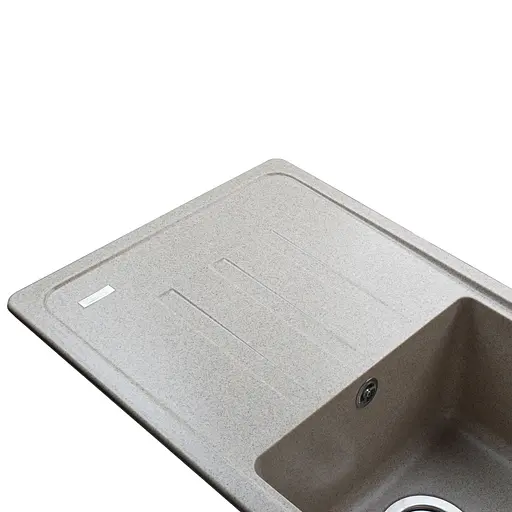 Кухонна мийка гранітна Globus Lux Lugano мигдаль 780x435мм-А0008, Терра - фото 2