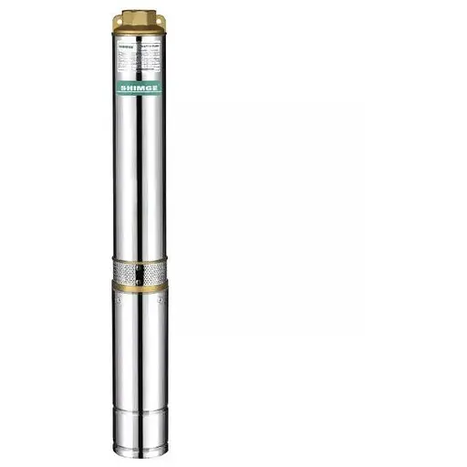 Свердловинний насос SHIMGE 3SP(m) 2.5/15-0.55 кВт, Н 62(47)м, Q 60(40)л/хв, Ø75 мм + кабель 40 м - фото 1