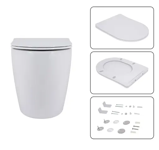 Набір Q-tap Nest 4 в 1 підвісний унітаз Robin Ultra Quiet 520x365x365 + комплект інсталяції QT13332381AW47504 - фото 3