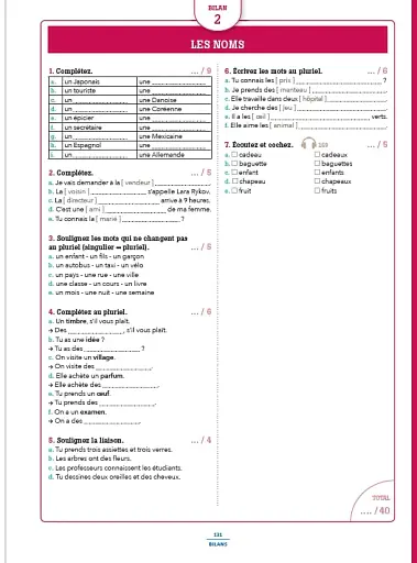 100% FLE A1 Grammaire essentielle du francais Livre + didierfle.app - фото 8