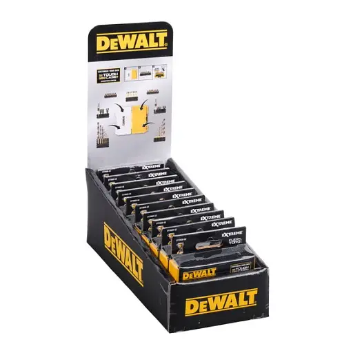 Касета з бітами DeWalt FlexTorq L=57 мм біти SQ1 - 2 шт., SQ2 - 3 шт., SQ3 - 2 шт. (DT70824) - фото 3