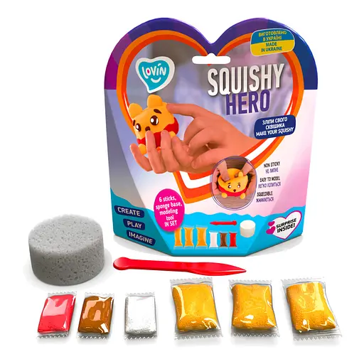 Набор для лепки Squishy "Squiny Pooh" ТМ Lovin 70128 с воздушным пластилином - фото 3