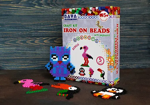 Магніти з термомозаїки "Птахи" (TM-005) набір для творчості - фото 3