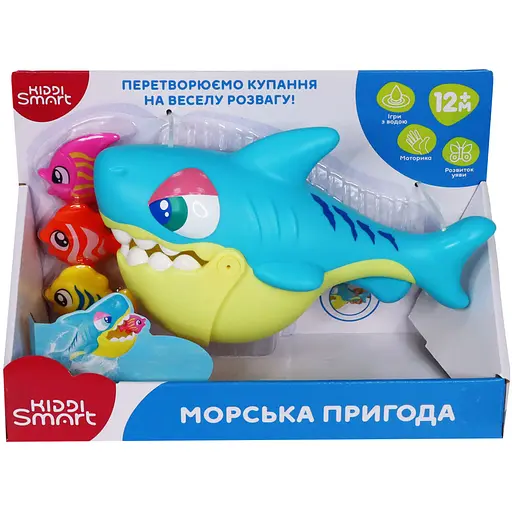 Ігровий набір для гри у ванній Kiddi Smart Морська пригода (4339-KS)