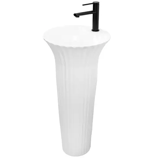 Умивальник Rea Hope white підлоговий REA-U4120, Білий - фото 5