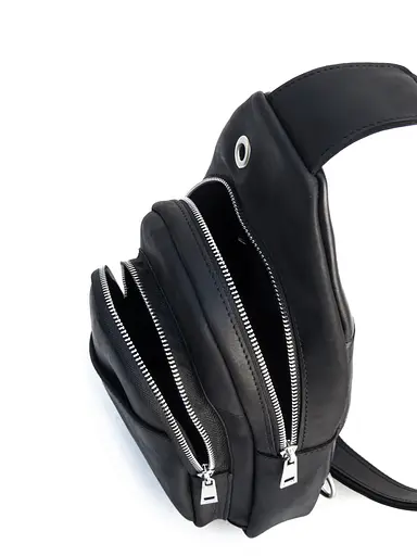 Чоловіча шкіряна сумка через плече Newery sum0026693 - фото 10