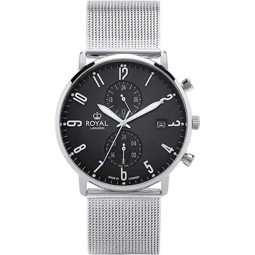 Мужские водонепроницаемые наручные часы Royal London 41445-10 кварцевые
